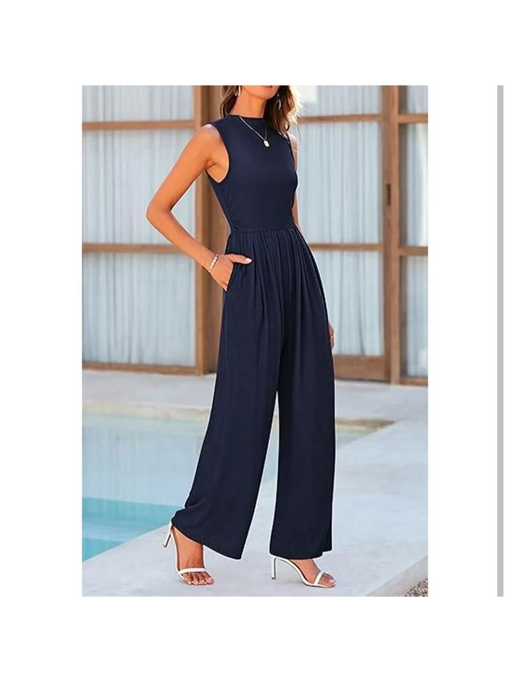 Womens Plus| 🆕️Elegant Navy Jumpsuit| BB-Dsst-000